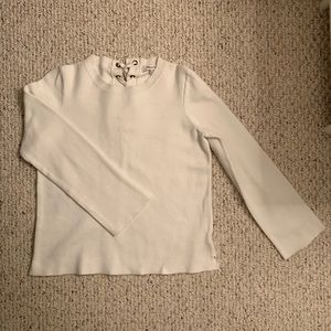 Madewell Lace up Sweater